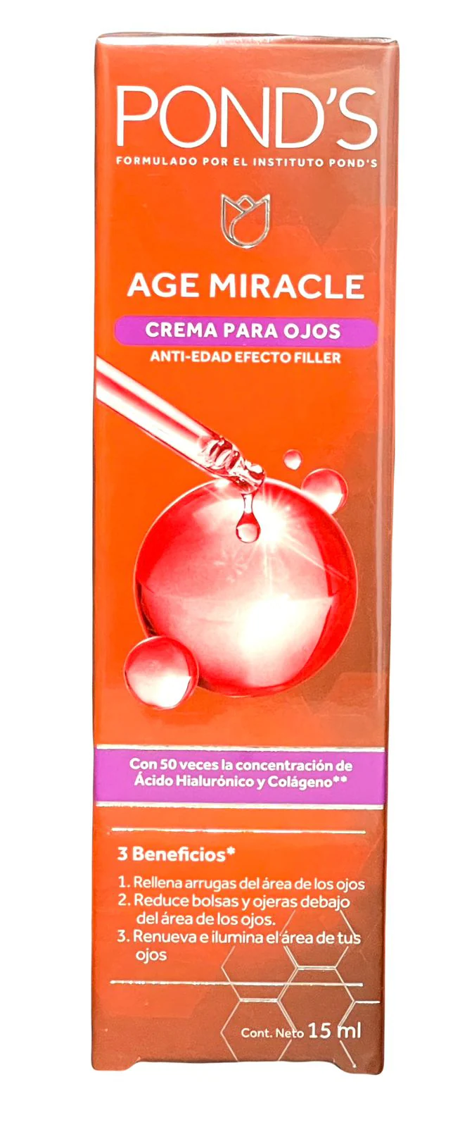 CREMA PONDS AGE MIRACLE EYE CONTORNO OJOS 15ML –  (CG)