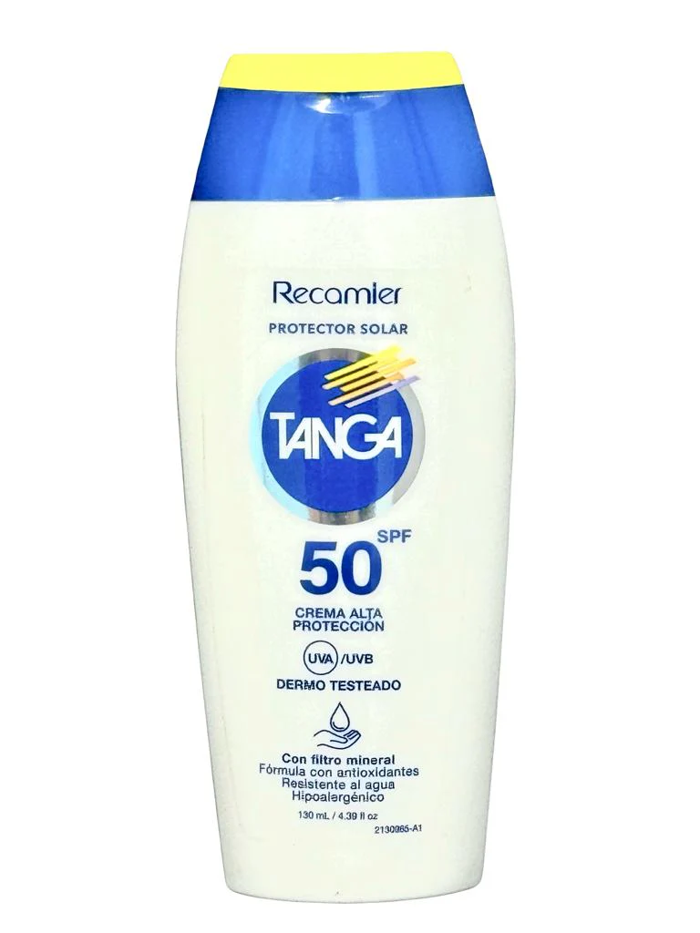 BLOQUEADOR TANGA SPF 50 CREMA 130 ML