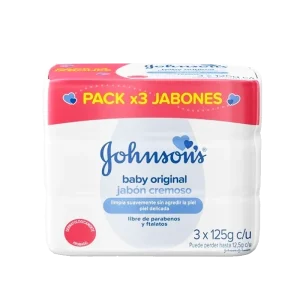 3 JABON JJ BABY ORIGINAL 125 GR