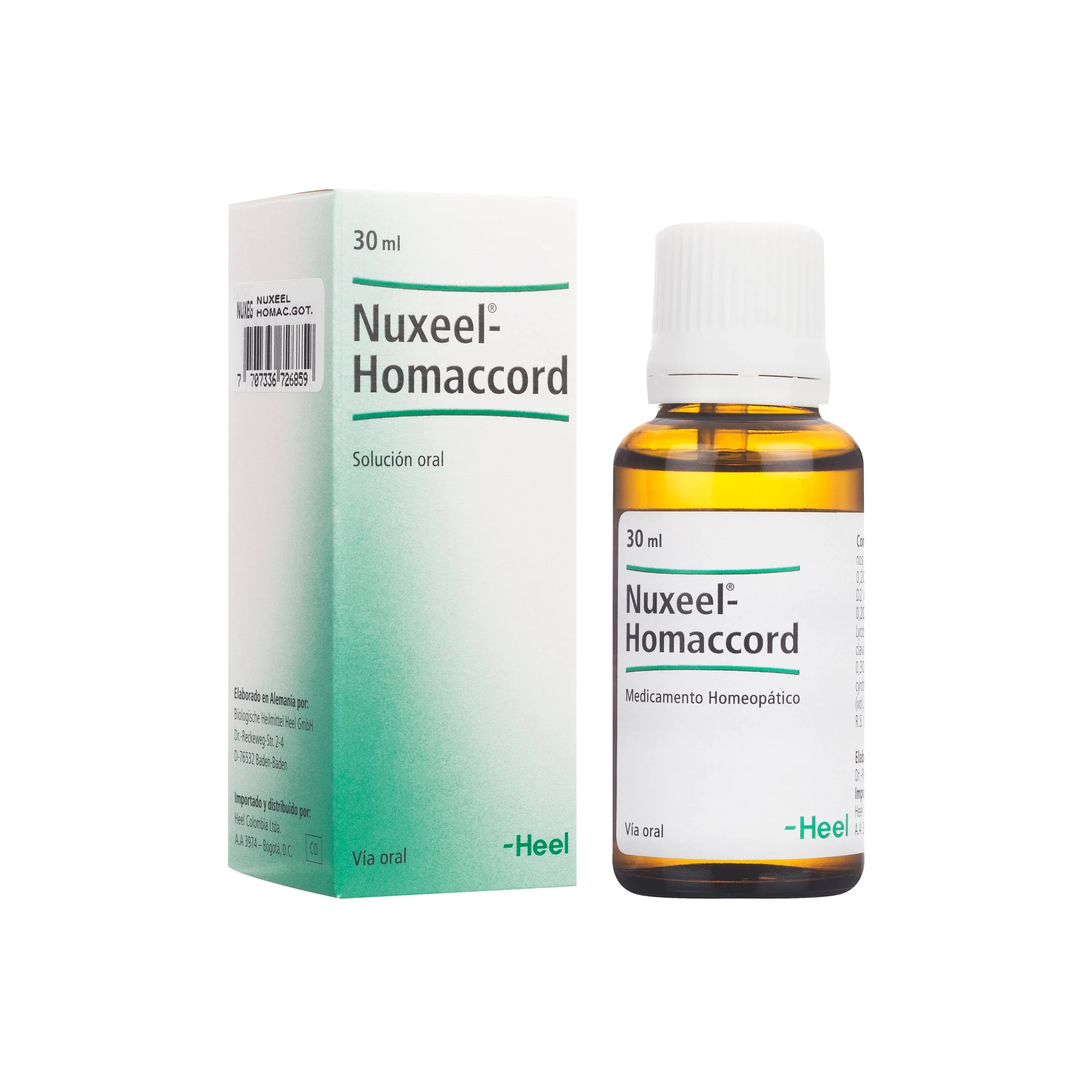 NUXEEL HEEL HOMACCORD GOTAS 30 ML