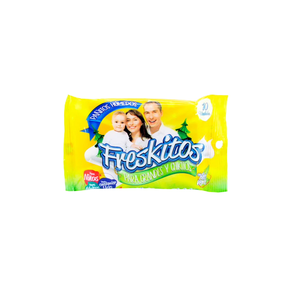 PANITOS HUMEDOS FRESKITOS 10 UDS