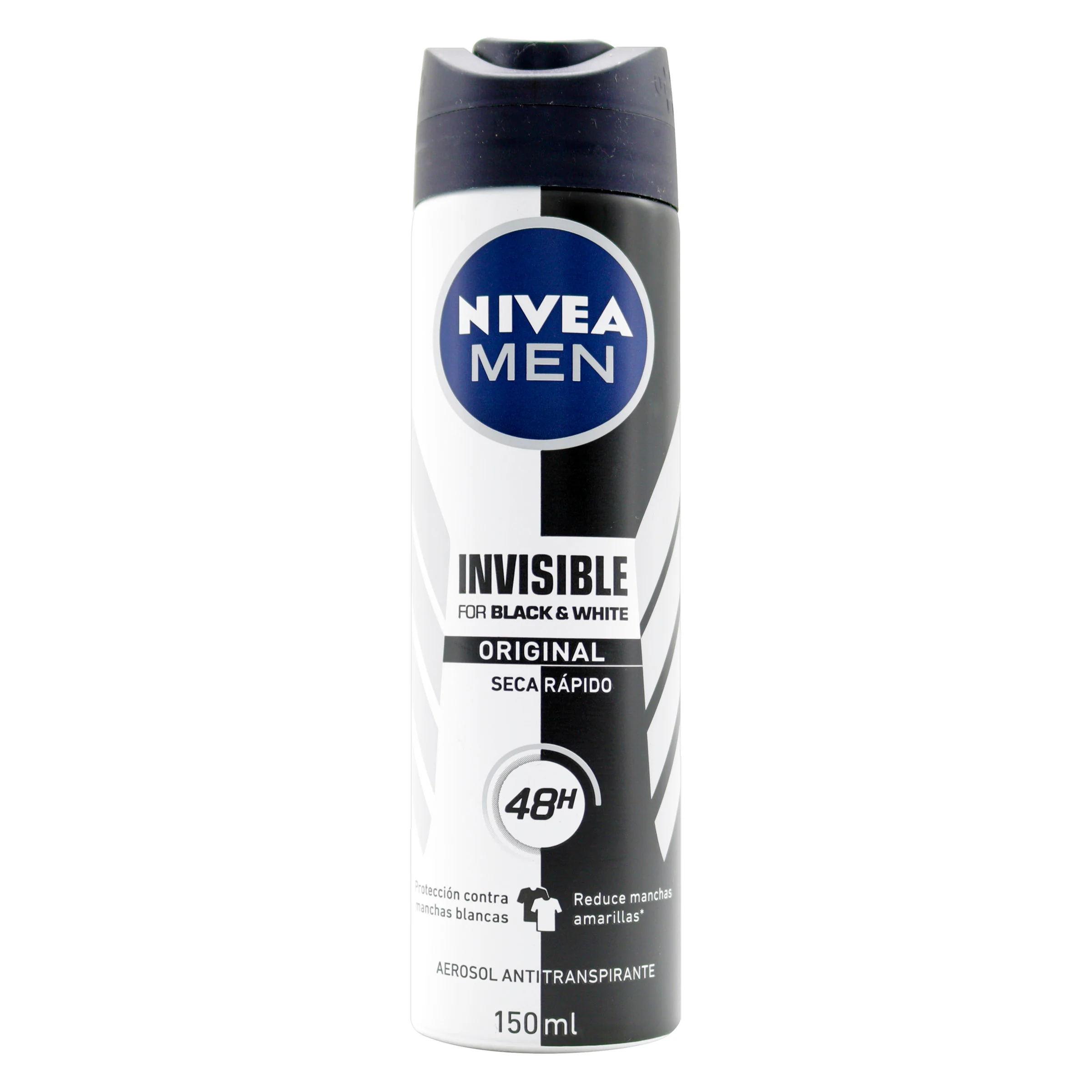 DESODORANTE NIVEA SPRAY BLACK AND WHITE 150 ML H