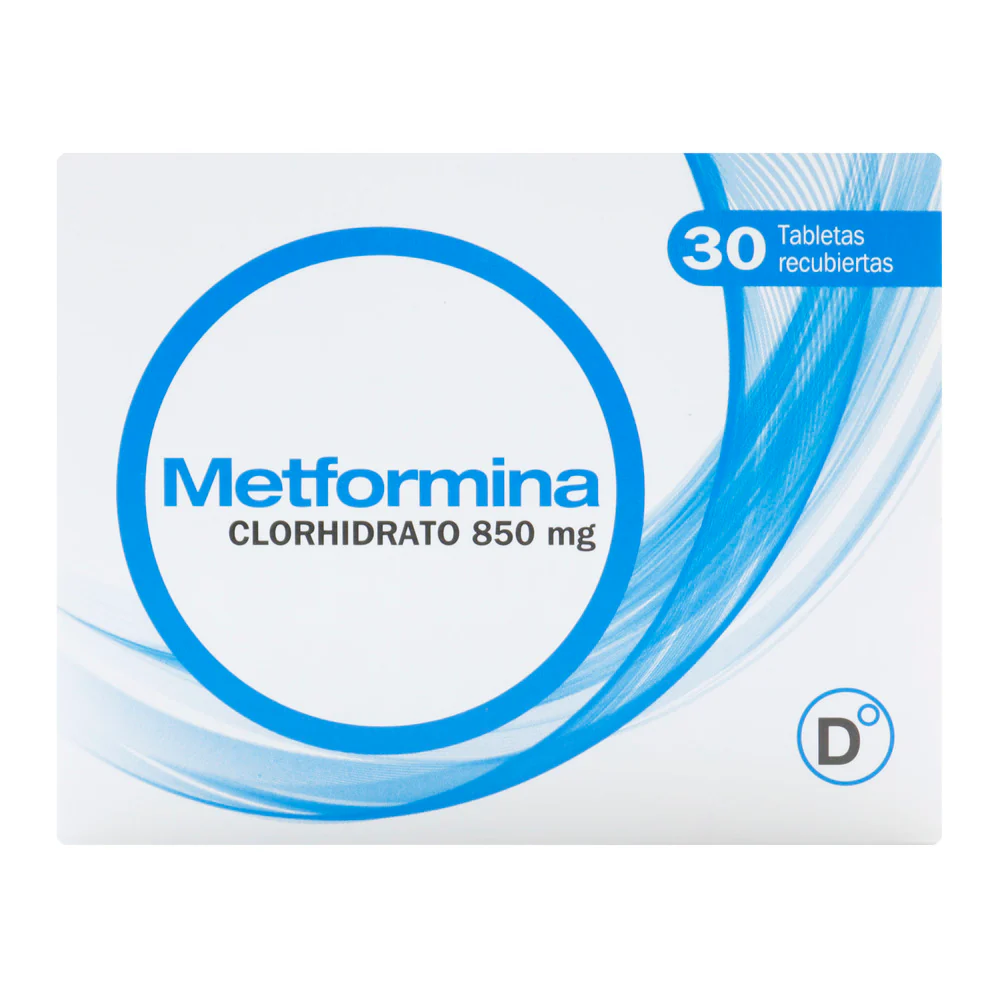 (F) METFORMINA 850 MG 30 TABLETAS PC - (CCC) - 10 UNIDADES - Imagen 2